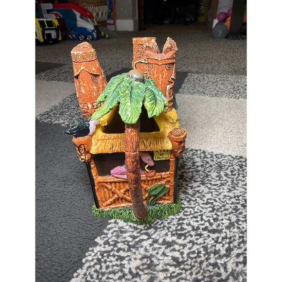 Flamingo fun 5 piece spreader tiki hut‎ decorative party event occasion summer - Picture 5 of 7